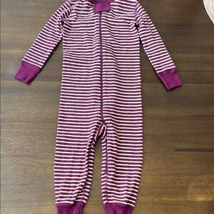 Hanna Andersson Purple Striped Kids pajamas